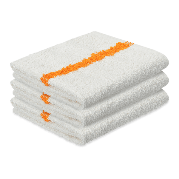 Colored Center Stripe Towels