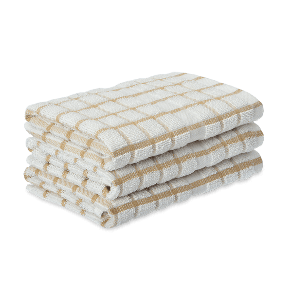 Dish Towels – White Beige