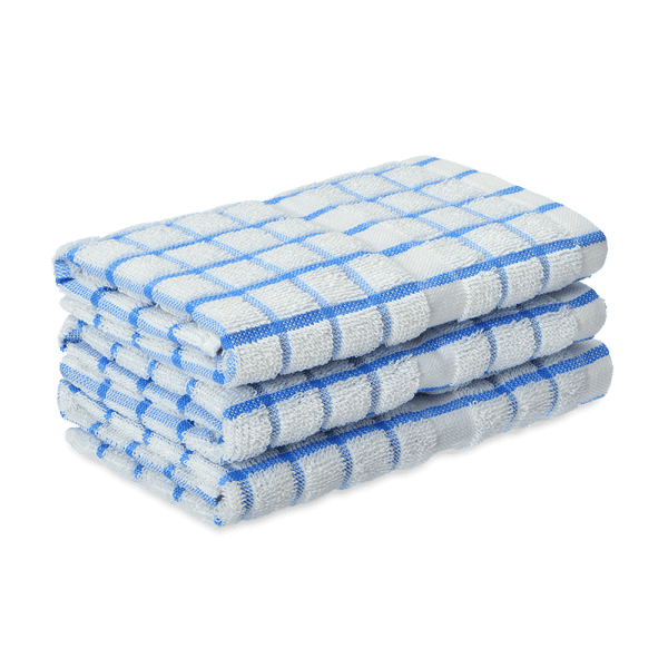 Dish Towels – White Blue