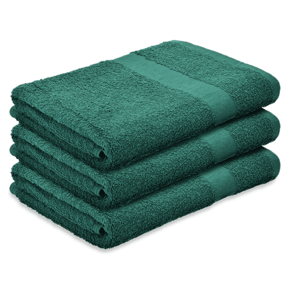 Premium Green Fitness Towels Medium Size