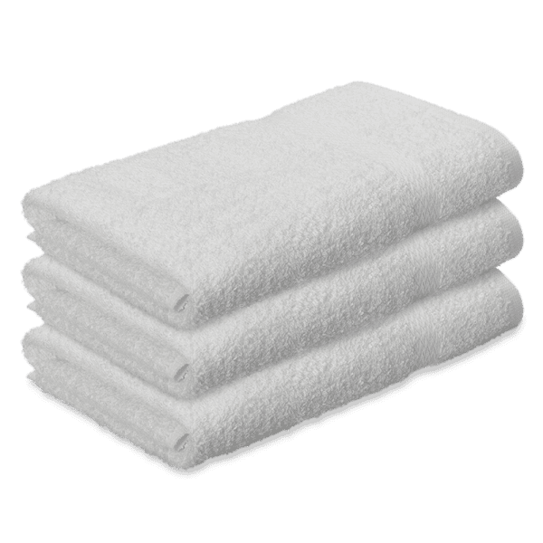 Premium White 16x30 Hotel Hand Towel with Dobby Border